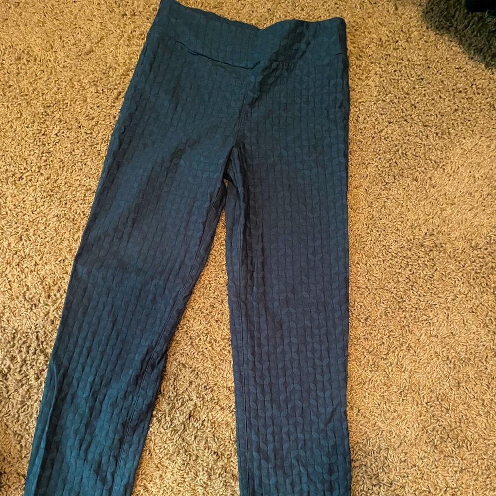 Margaret M slimming pants - turquoise